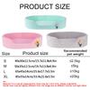 Elastic Flower Fencing Small Cat Bed Cushion Summer Breathable Cooling Dog Bed for Medium Dog Cushion Cat Basket Accessories