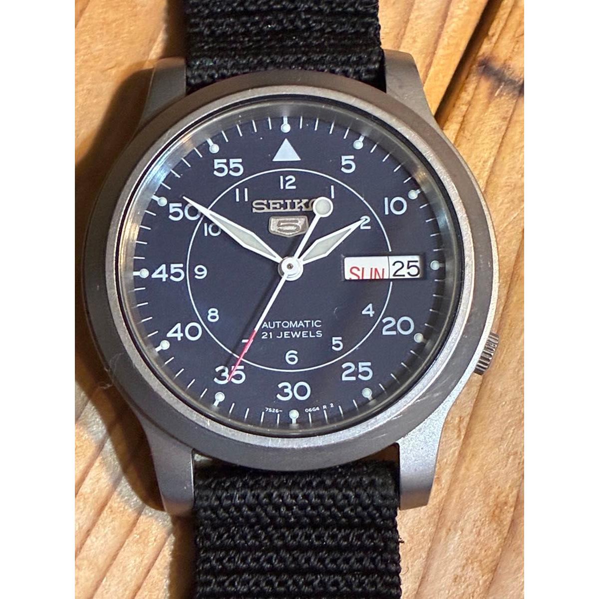 Seiko military watch automatic winding SEIKO