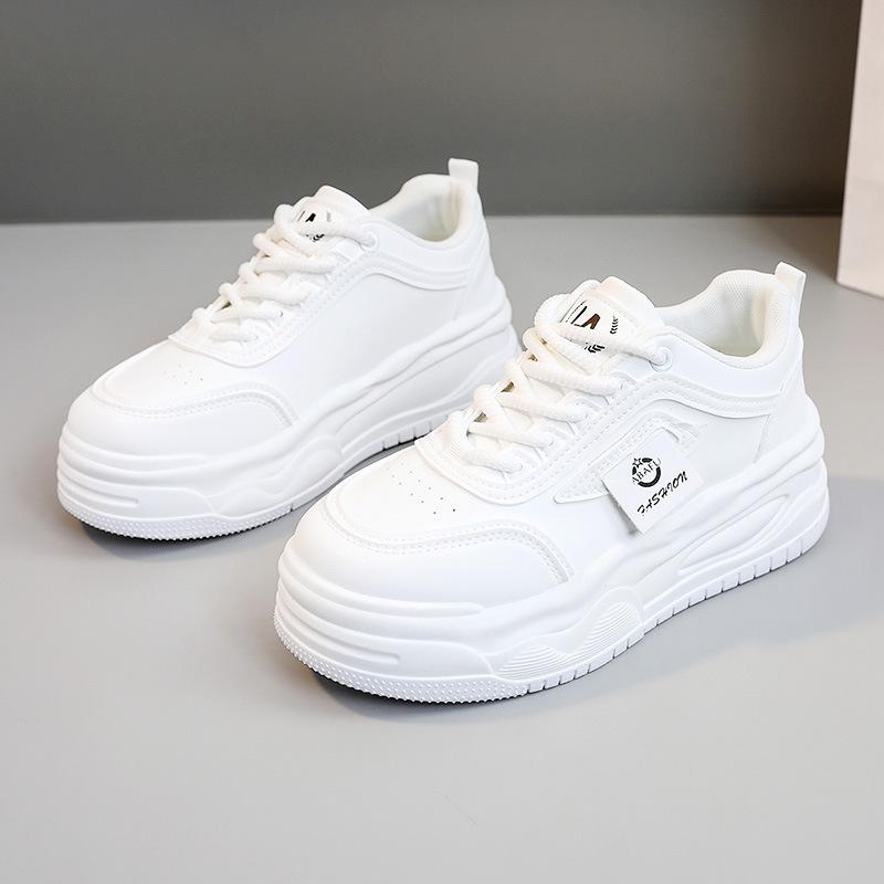 

[Customized] ZY1025 new little white shoes women s 2025 spring and summer thick-soled heightening women s shoes are versatile, wear-resistant and b 35