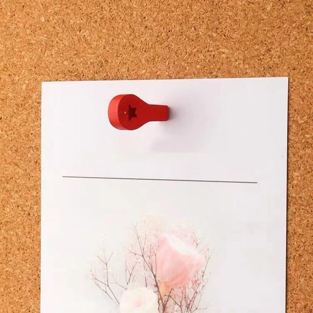10pcs 3D Landmark Design Red Push Pins For Photo Wall Decoration And Cork Board Marking Decorative Pushpins