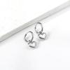 Minimalist Heart-Shaped Shell Earrings Luxury Elegant Stud Earrings Fashion Women Jewelry