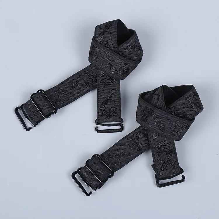 

1Pair 1.5cm Width Women Slip Resistant Bra Straps Double Shoulder Elastic Brassiere Printing Replaceable Intimates Accessories High Quality 1Pair