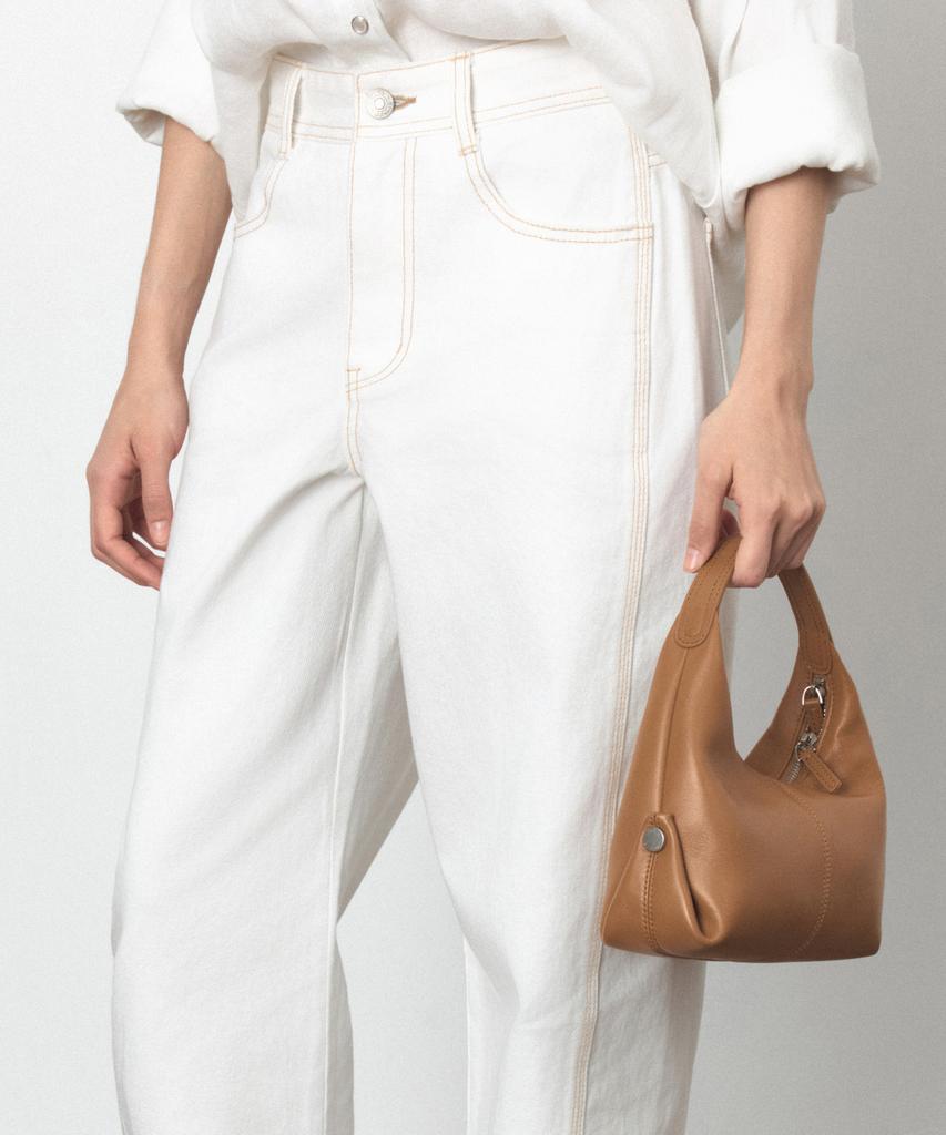 Siyazu Siac3076 Lambskin Flow Bag S_Camel