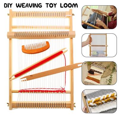 For Children Kids Girl Comb DIY Household Handcraft Weaving Loom Knitted Toy Knitting Machine