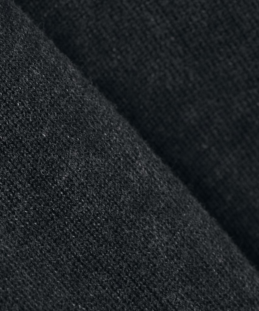 Dimiteulibeullaeg Daily Washable Pigment Henley Neck Round Knit_Charcoal