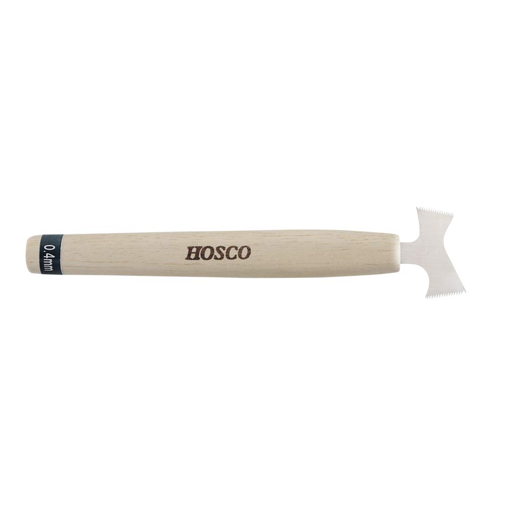 HOSCO Luthiers Tools Fret Slot Cleaning Blade Thickness Saw, Double-Edged, 0.40mm TL-H-SCSWD04