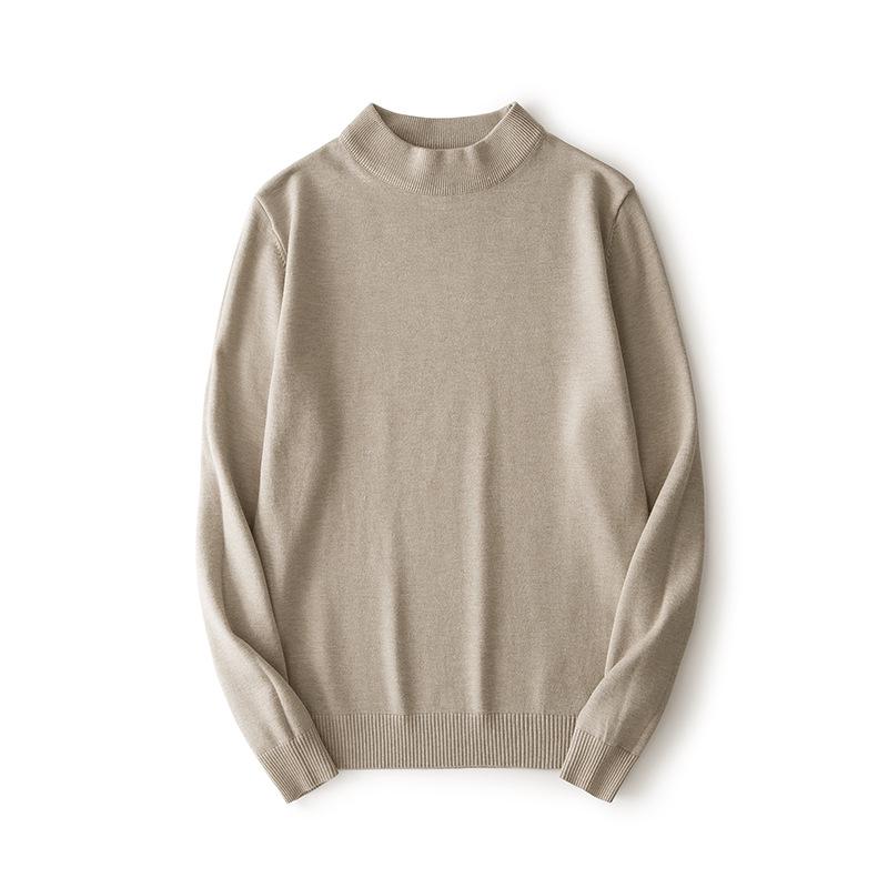 Men's Luxurious Warm Knit Half Turtleneck Slim-Fit Sweater