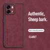 PU Leather Sheepskin Feeling Phone Case For OPPO A6s 5G A6 A6x 4G Protective Cover Fundas Coque Capa