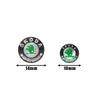 14mm Car Remote Key Sticker Aluminum Emblem Decal For Skoda Octavia Kodiaq Fabia Superb Rapid Kamiq Karoq A5 2 3Yeti Enyaq A7 jzfb61