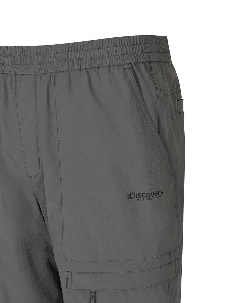 DISCOVERY EXPEDITION Men'S Freshvent Lightweight Woven Training Loose Tapered Pants (D/Grey)
