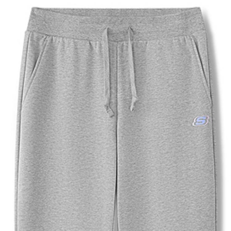 Skechers Lace-Up Simple Comfortable Knitted Sports Pants Women bottoms L325W116-004F
