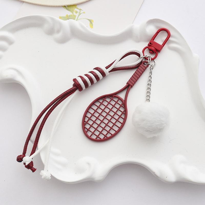 Tennis Cloth Shoes Mobile Phone Pendant Cute Mini Tennis Keychain Bag Hanging Sports Competition Commemoration