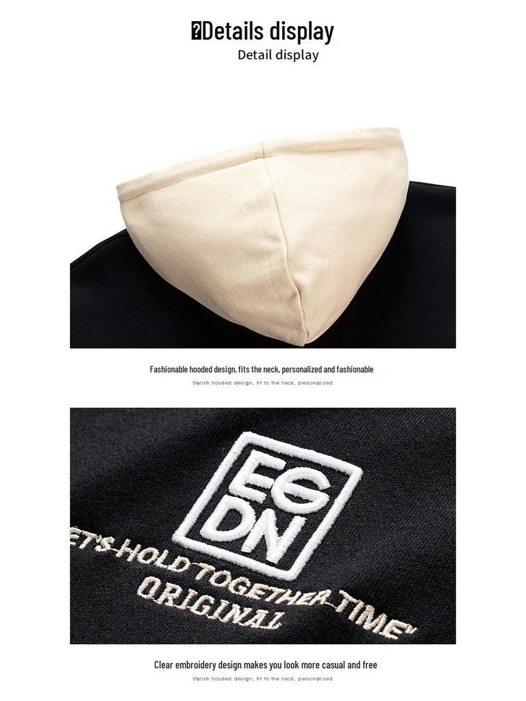 Men's Trendy Hooded Sweatshirt - Versatile & Loose Fit for Spring, Autumn & Winter