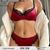 French Summer Mesh Lingerie Set: Ultra-Thin Anti-Sagging Bra for a Sleek Look