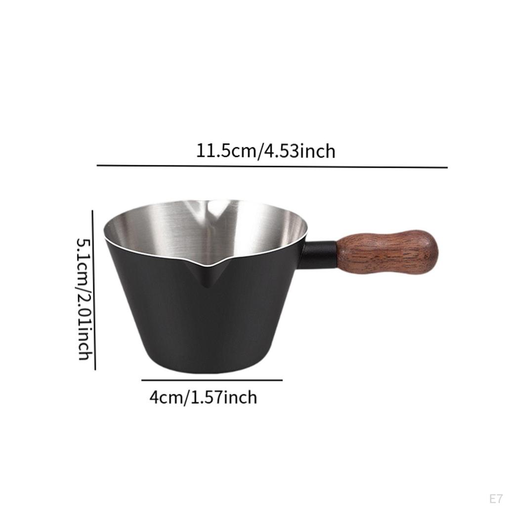 120ml Odměrka na kávu s rukojetí, Multifunkční dárek, Džbánek na mléko, Nalévací nádobka pro domácnost