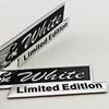 3D Aluminum Logo Black&White Limited Edition Badge Sticker Emblem Decals Auto Universal Accessories