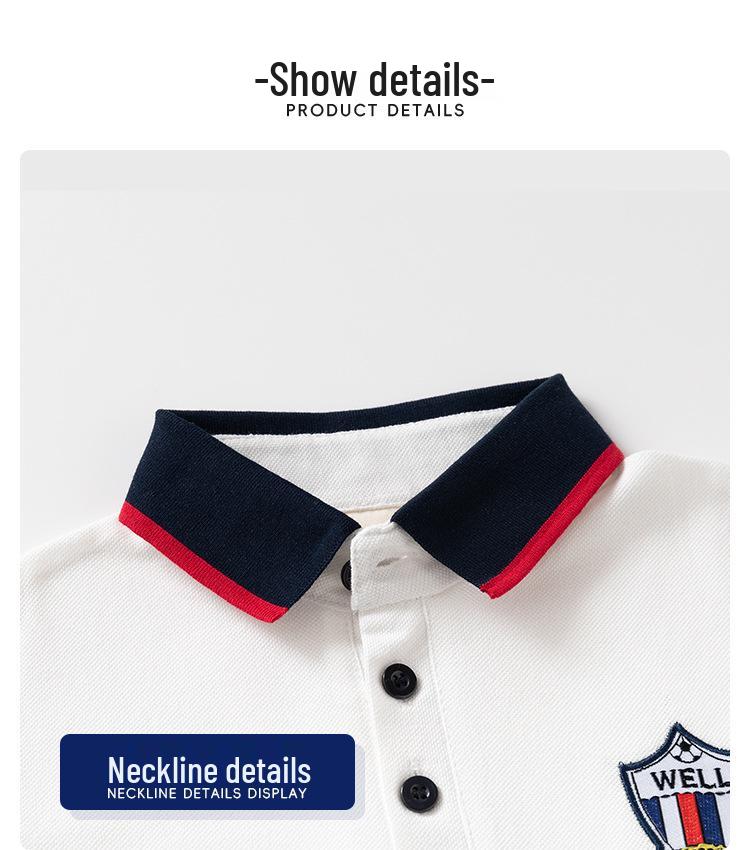 Kurzarm-Poloshirt für Jungen - Sommer-Baby-T-Shirt 2026 für kleine Jungen