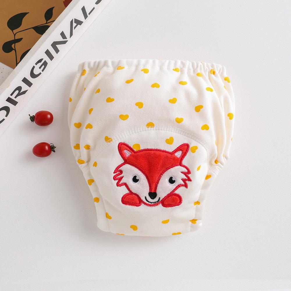 

3D Вышитый Хлопковый Детский Тренировочный Подгузник-Трусики – Водонепроницаемый и Стираемый 90 (15-23 lbs)