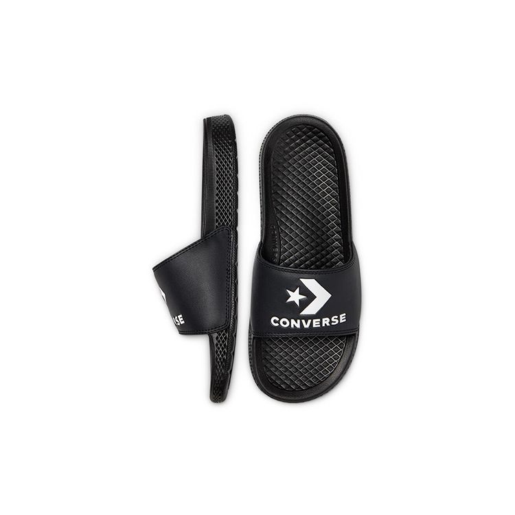 Converse All Star Slide Slip Black Unisex Sneakers White 171214C