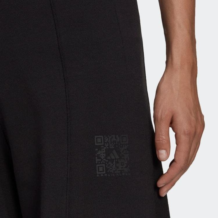 Adidas Solid Color Straight Leg Training Pants Women Bottoms Black HE2994