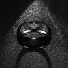 Mode Anime Triforce Dreieck Symbol Bandring für Männer Frauen Edelstahl Fingerringe Cosplay Party Schmuck Geschenke
