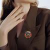 Firefighter Gift Commemorative Enamel Brooch Pin, US 250th Anniversary Patriotic Badge Pin Badge, Symbol Jewelry for Jackets Hats Uniforms Tribute