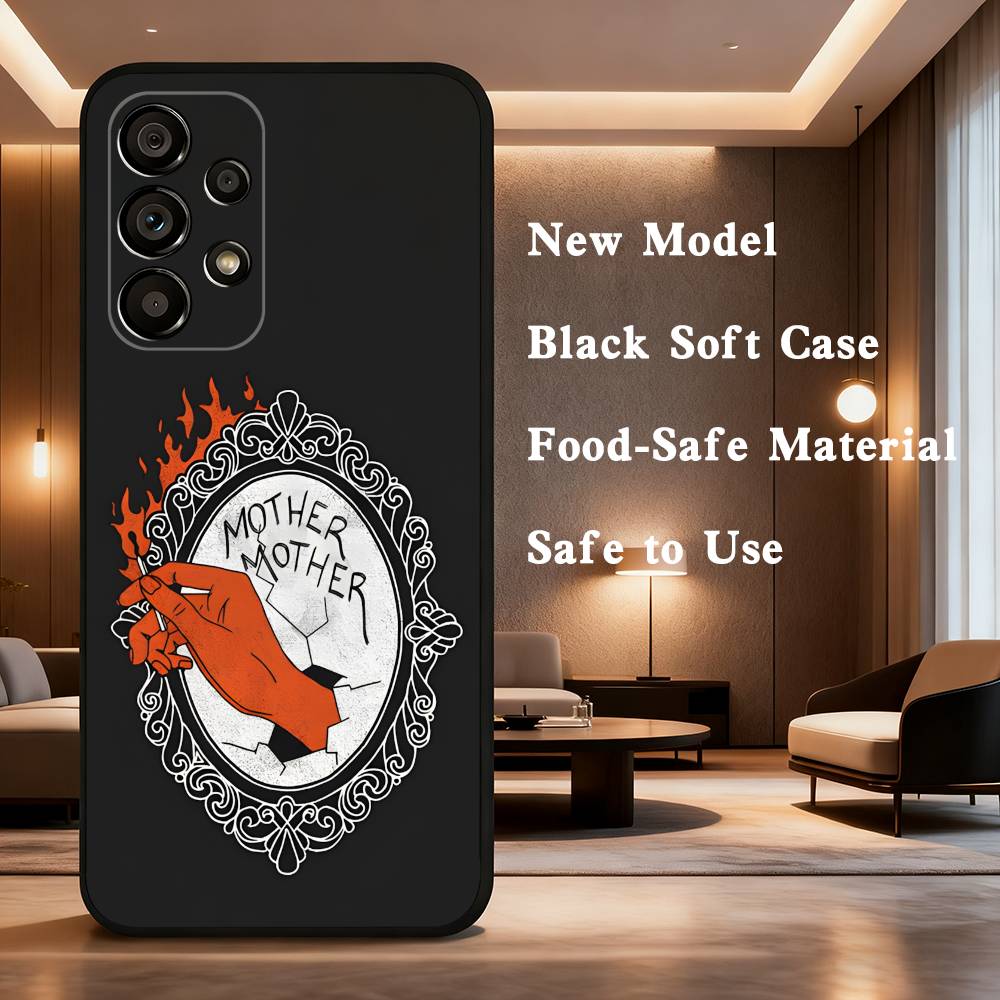 

Bnad Mother Mother Phone Case For Samsung Galaxy A73,31,8,9,53,32,72,41,J7,52,71,22,Note Soft Black Silicone Cover SamsungA22 5G