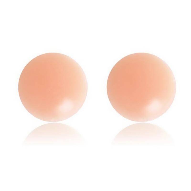 2 Pairs Women Invisible Silica Gel Nipple Cover Lift Breast Enhancement