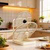 Pot Lid Storage Rack Kitchen Cabinet Cutting Board Storage Organiser Rack Space-Saving Removable Draining Tray (No Pot Lid)