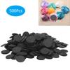 500pcs White Nonwoven Round Piece Black Round Felt Circles Felt Craft Pads  Craft Finishing