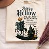 Comfort Colors Sleepy Hollow Kopfloser Reiter T-Shirt, Dead And Breakfast T-Shirt, Halloween T-Shirt, Gruselige Saison T-Shirt, Gruseliges Halloween T-Shirt