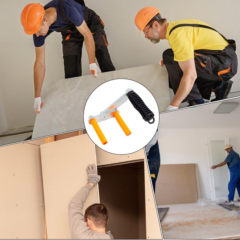 Panel Lifting Tools Heavy Metal Gripper Handle Lifting Carrier Heavy Duty Carry Clamp Plasterboard Carrier for Construction Site