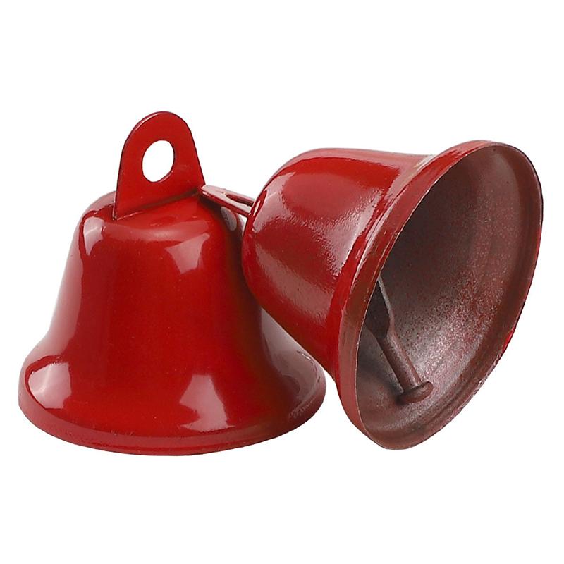 WTEMPO 20PCS 38MM Retro Decorative Bells Creative DIY Thick Bells with Loud and Crisp Sound Home Decorations Pendants Perfect for Christmas