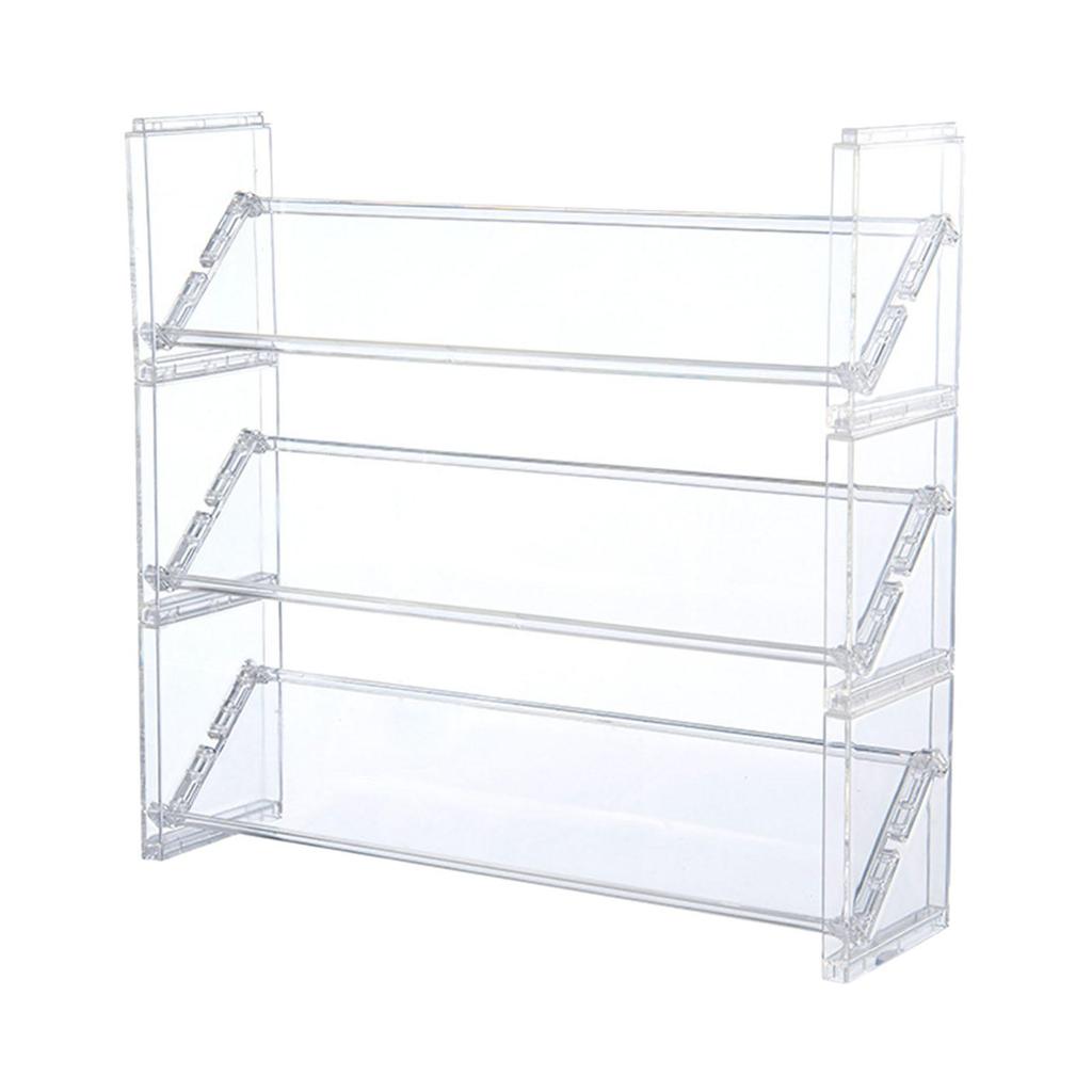 Clear Makeup Organizer Jewelry Lipsticks Holder Display Case for Powder Cake Box Girlfriend Daughter Bathroom Counter Wife