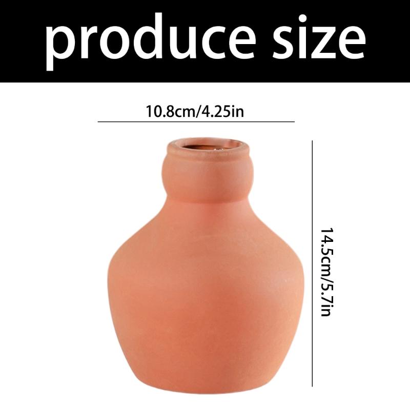 3 Pieces Terracotta Continuous Moisture Spikes For Potted Vegetation Preserves Dampness Up To 2 Weeks