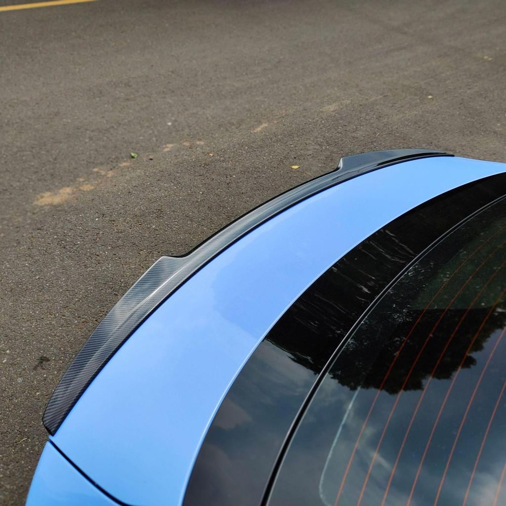 Xpeng P5 Front Lip, Rear Spoiler, Wind Deflector, Bumper Kit, and Corner Guards.
