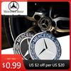 Naklejka na samochód 4 szt. 75mm Logo środka koła samochodu Kołpak do Mercedes Benz W204 C218 A207 C117 CLA CLS Klasa E W212 S212 X166 W176 W2