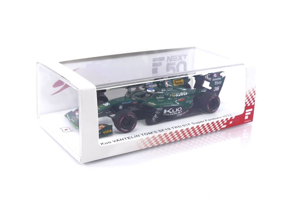 Spark National Model Dallara SF19 Kuo VANTELIN TEAM TOMS TRD 01F 2022 Super Formula Alesi 1/43 #36 G.
