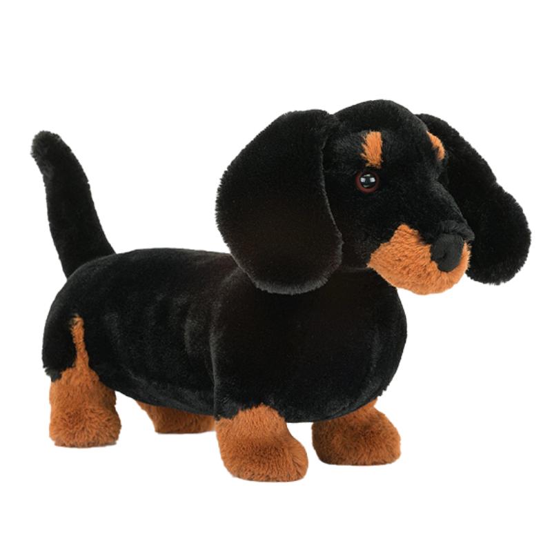 JELLYCAT Dog Collection Animal Freddy Sausage Dog Dolls Plush Doll 17cm Height