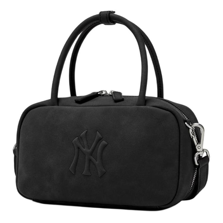 MLB New York Yankees Adjustable Detachable Shoulder Strap Crossbody Handbag Women Handbags Black 3ACRSD16N-50BKS