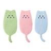 Crinkle Sound Cat Toy Cute Cat Shape Kitten Kicker Toy Interactive Plush Cat Kicker Toy Relieves Boredom for Indoor Cats Entertainment Promotes Kitty