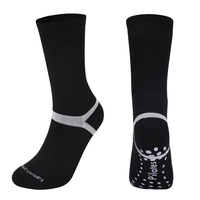 Chaussettes De Yoga Antidérapantes - 2 Paires + 2 Sacs à Cordon - Coton Ouvert Au Cou-de-pied - Pour Pilates, Danse, Fitness - 4