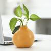 Orange Ceramic Vase Simulated Fruit Statue Pomelo Flower Arrangement Accessories Flower Vase Orange Pot Home Decoration