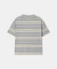 Diaendeukweseucheon Linen Stripe T-Shirt / Gray