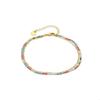 Luxenter Bracelet In Metal Alloy with Pink Crystal Finished In 18 Carat Yellow Gold - Zasau