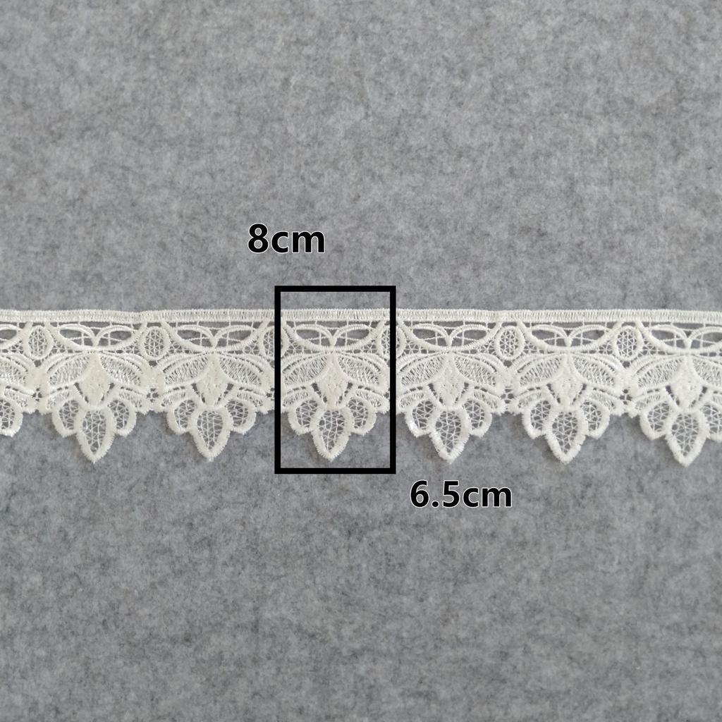 Diy Small Flower Lace Barcode Accessories Hollow Lace Clothes Decoration Fabric Water-Soluble Fringe Embroidery Accessories