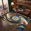 Leeds United Voetbal Print Kristalfluweel Tapijt, Comfortabel Waterabsorberend Antislip Binnen Vloerkleed