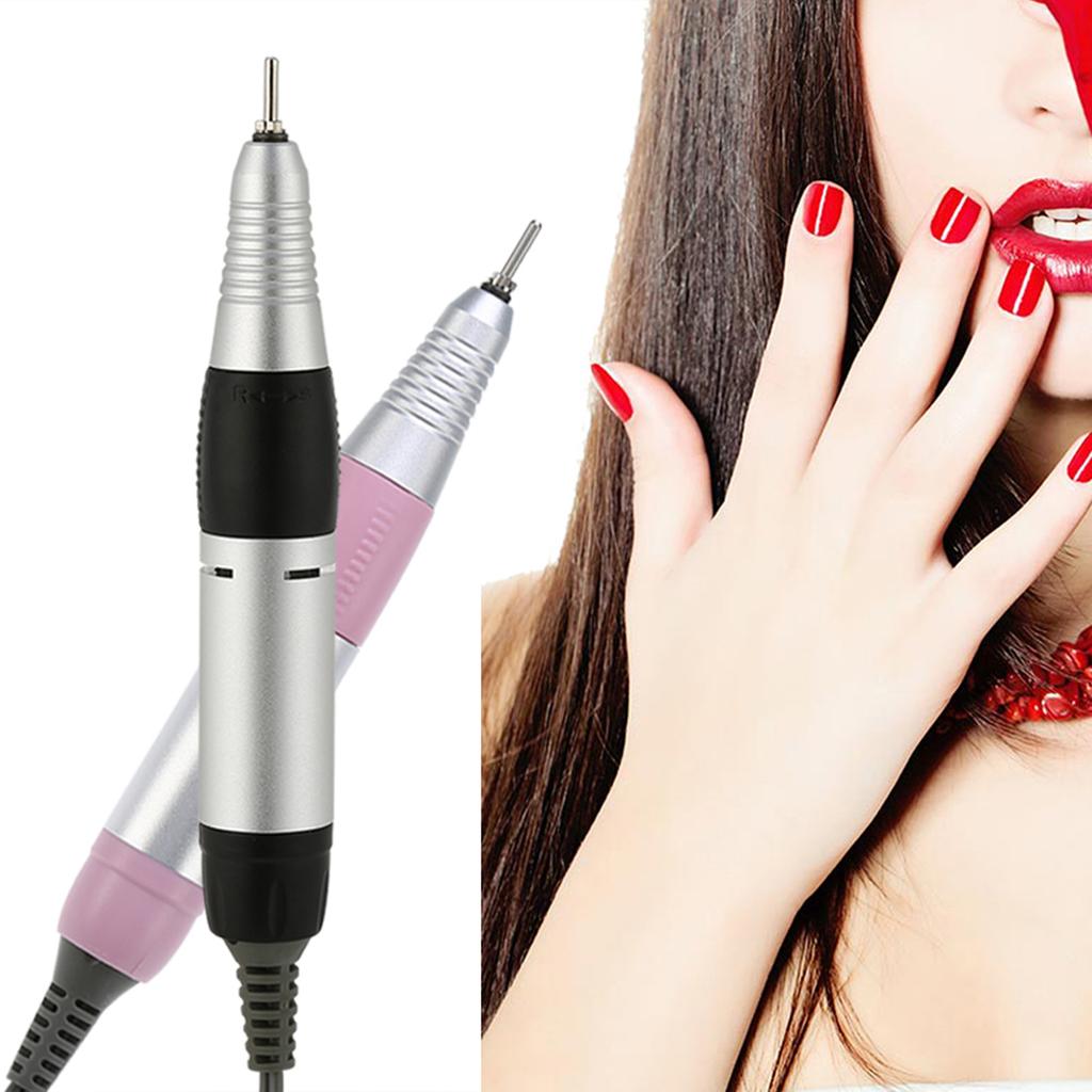 4 Colors Electric Nail Art Drill Handle Handpiece Manicure Pedicure Tools Accessories