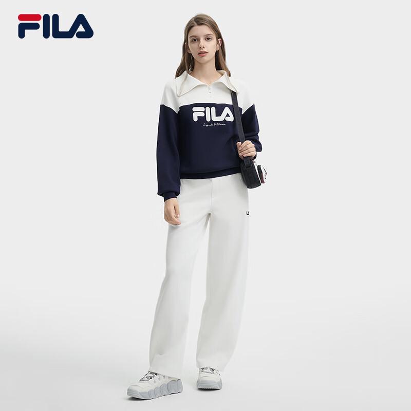 Fila Women's Colorblock Half-Zip Knit Sweatshirt