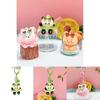Delightful Cartoon Animal Keychain Swim Ring Gift Featuring Playful Dog Bear Panda